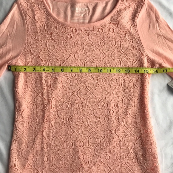 Brand new Old Navy front lace tee - Picture 6 of 8